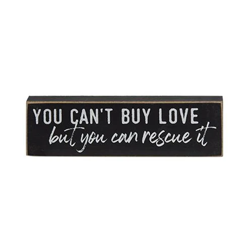 💙 Set of 3 Rescued Is My Favorite Breed Thin Mini Stick Blocks - Image 5