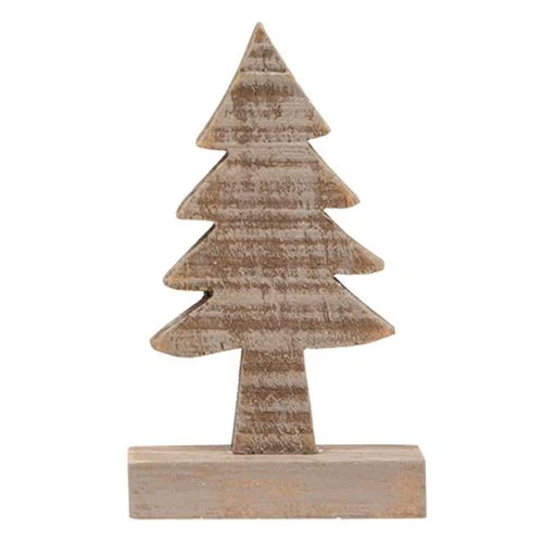 Set of 3 Rustic Wood Country Trees - Image 2