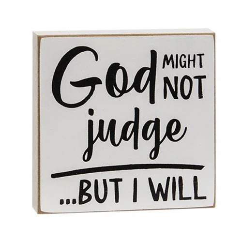 Set of 3 Saved by Grace and Coffee 4" Square Block Signs - Image 3
