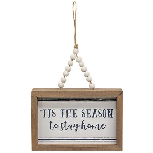 Set of 3 Snarky Christmas Beaded Hanger Signs - Image 3