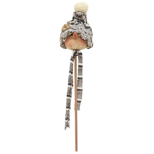 Set of 3 Snowy Snowman Head Wands - Image 2