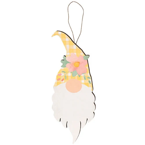 Set of 3 Spring Flower Chunky Gnome Ornaments - Image 2