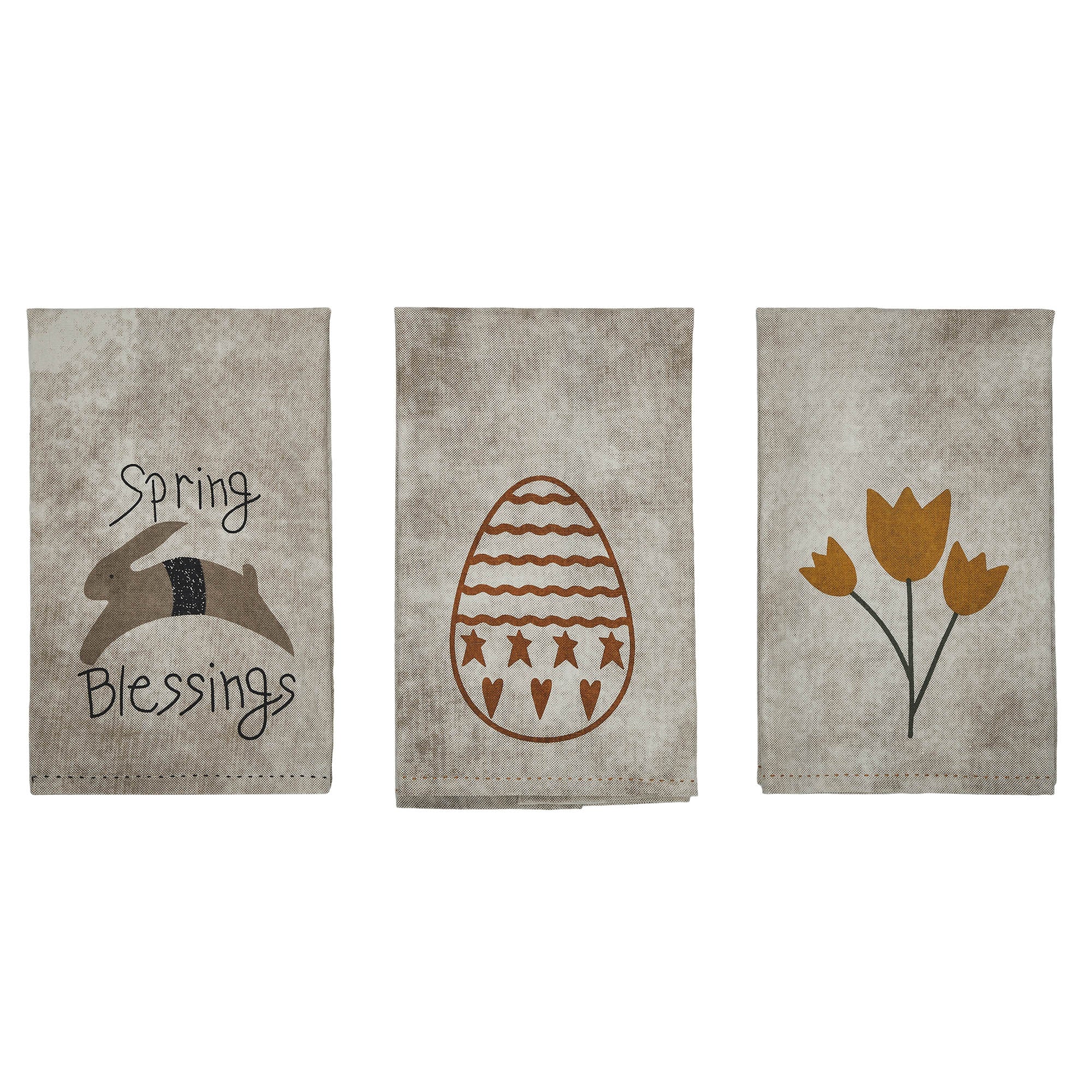 Set of 3 Spring In Bloom Easter Tea Towels - Image 4