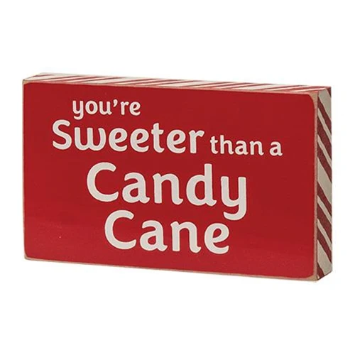 Set of 3 Sweet Christmas Block Signs - Image 3