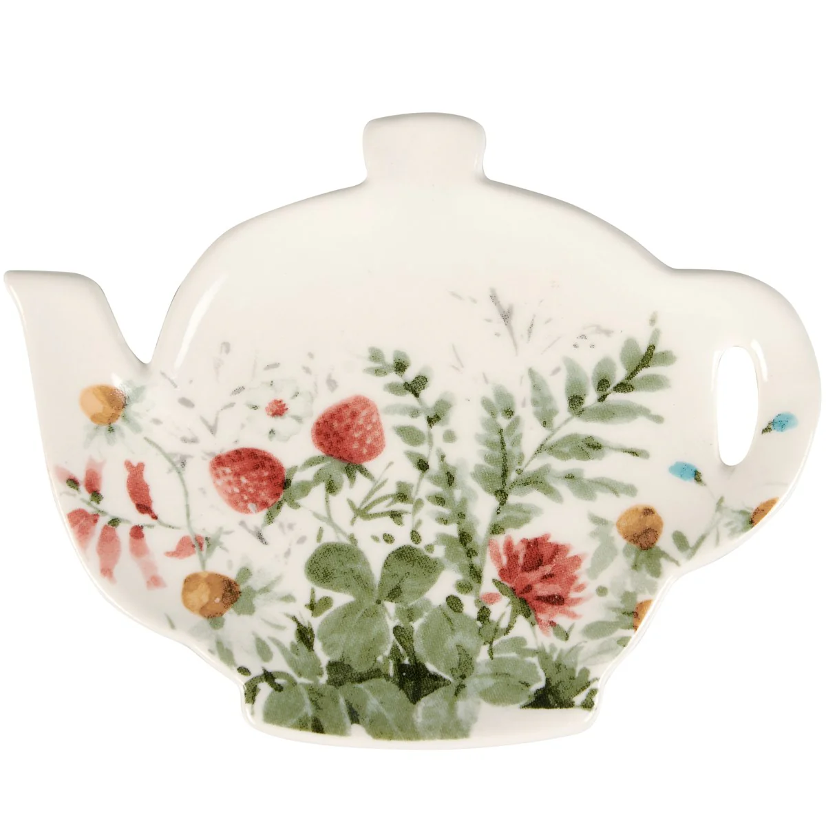 Set of 3 Tea Bag Holders with Floral Design - Image 4