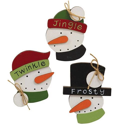Set of 3 Twinkle Jingle and Frosty Snowman Clips - Image 2