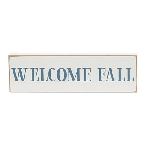 ๐ Set of 3 Welcome Fall Skinny Block Set - Image 3