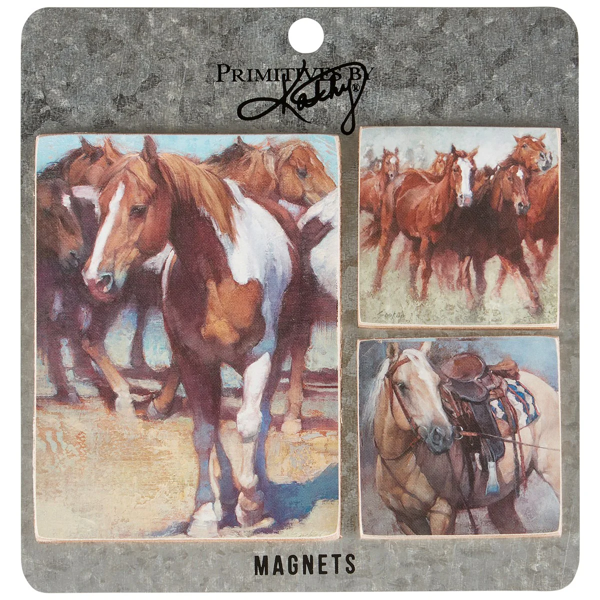 ๐ Set of 3 Western Horse Magnet Set