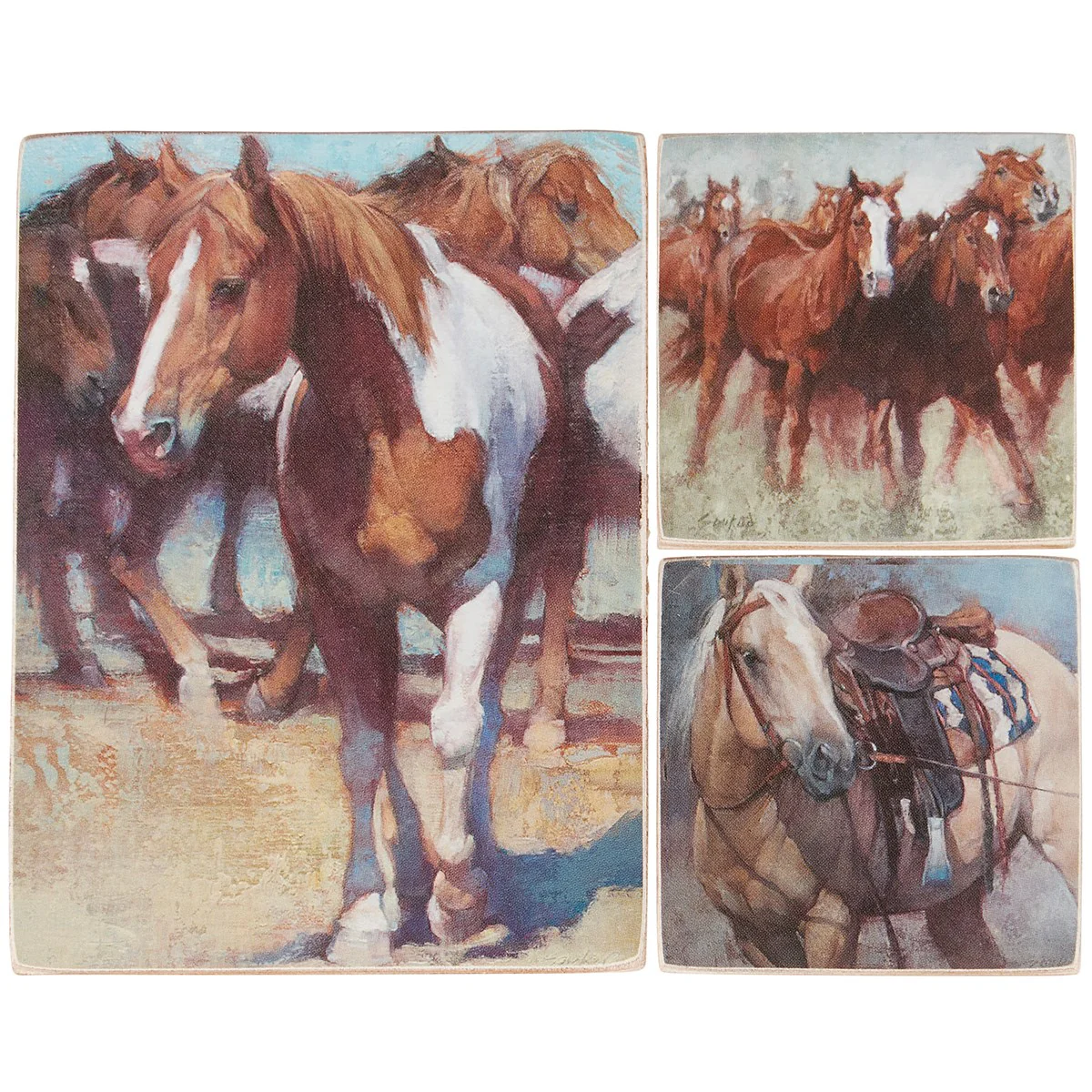 ๐ Set of 3 Western Horse Magnet Set - Image 4