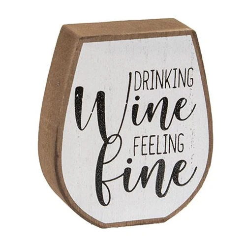 Set of 3 Wine and Beer Themed Drink Block Signs - Image 3