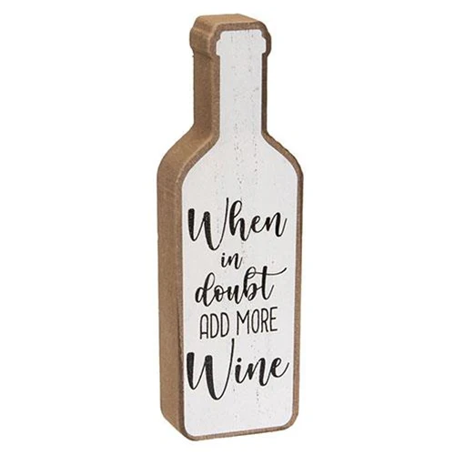 Set of 3 Wine and Beer Themed Drink Block Signs - Image 4