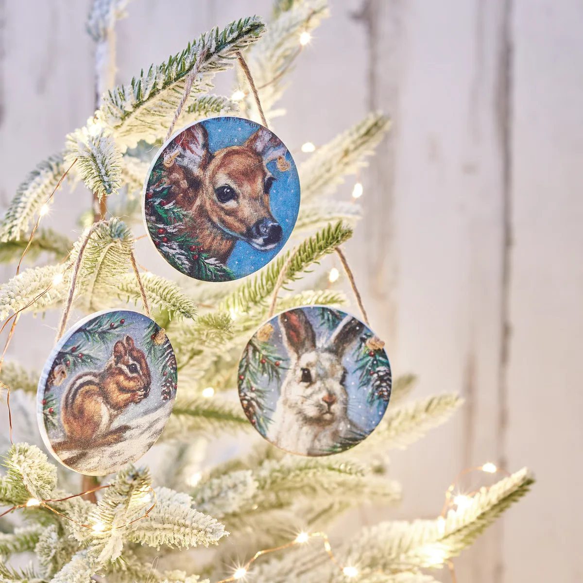 💙 Set of 3 Winter Animals Ornament Set - Image 3
