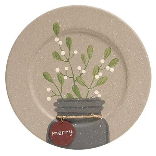 Set of 3 Winter Botanicals Mason Jar Tag Plates - Image 2