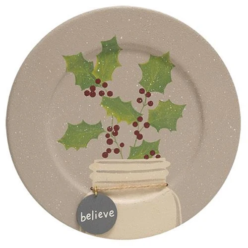 Set of 3 Winter Botanicals Mason Jar Tag Plates - Image 3