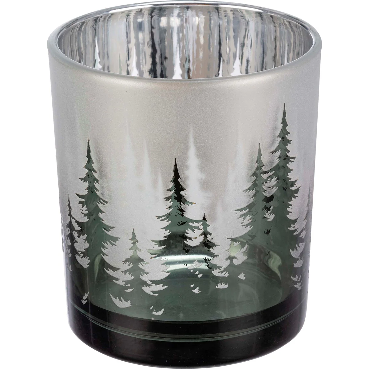 ๐ Set of 3 Winter Trees Candle Holders - Image 2