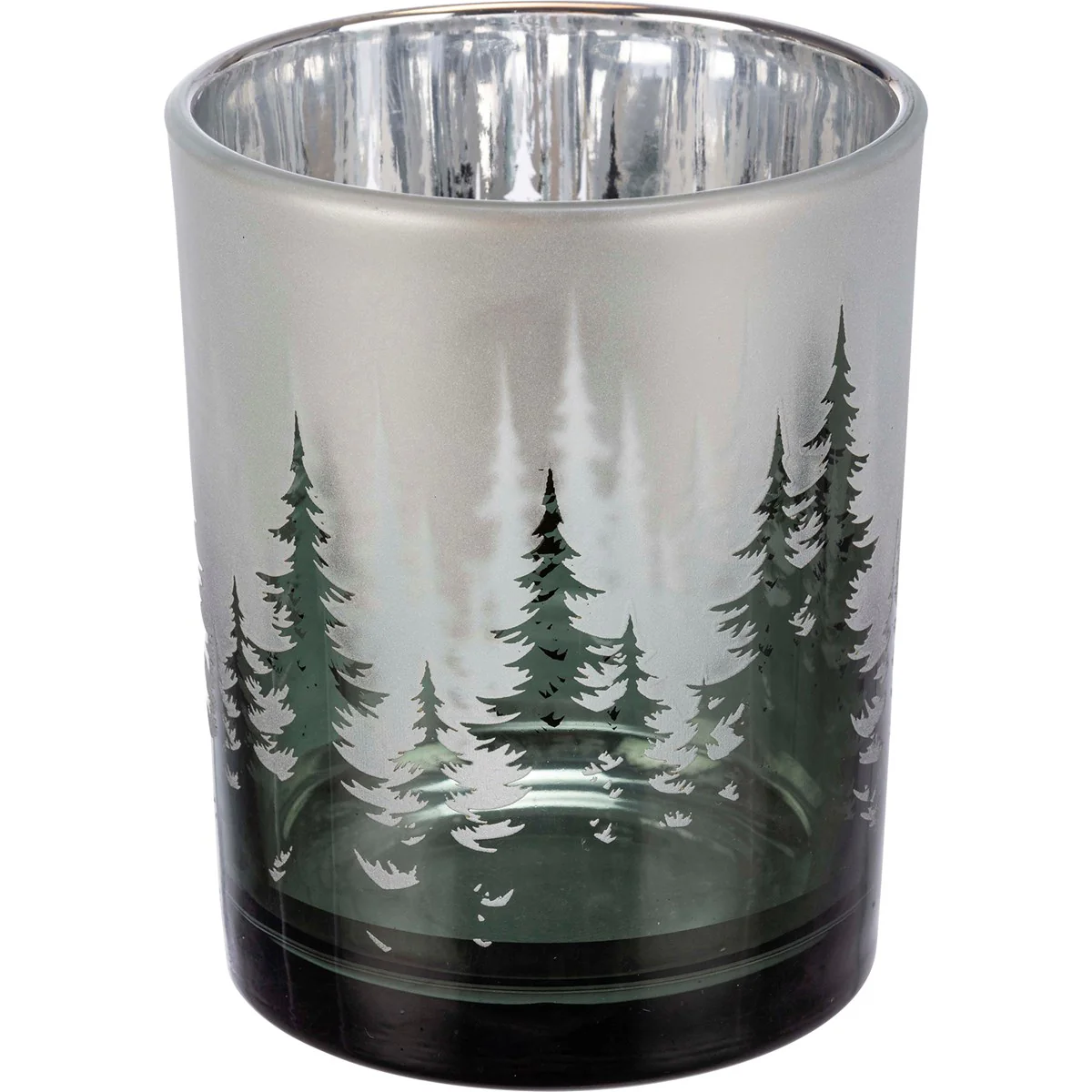 ๐ Set of 3 Winter Trees Candle Holders - Image 3