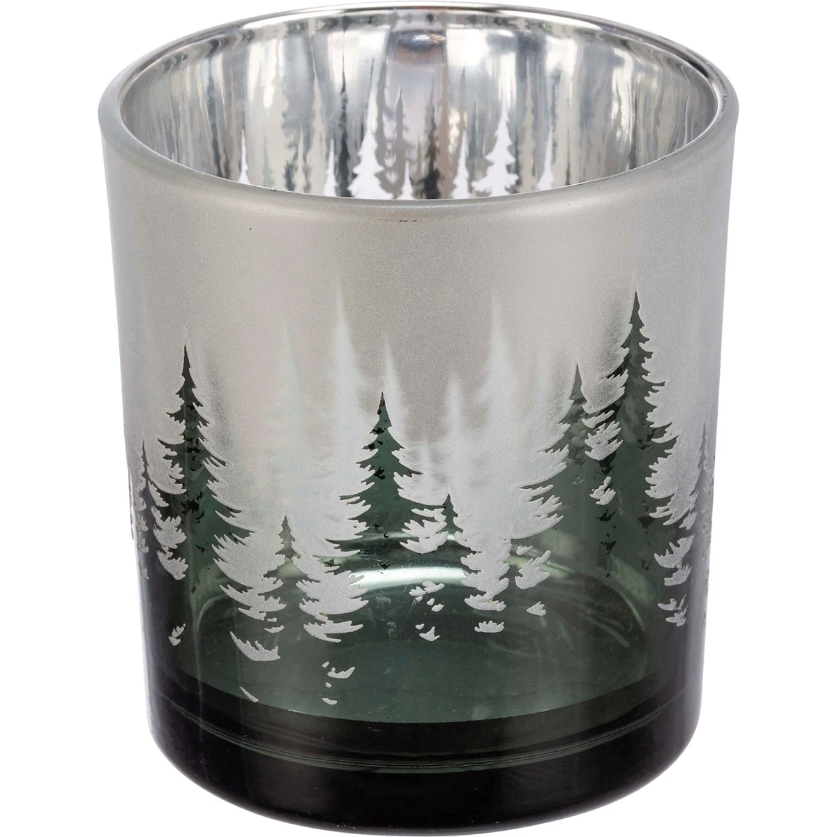 ๐ Set of 3 Winter Trees Candle Holders - Image 4