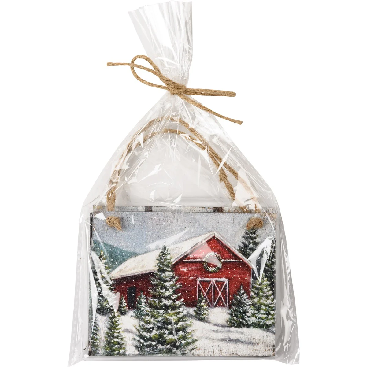 ๐ Set of 3 Wintry Farm Ornament Set - Image 7