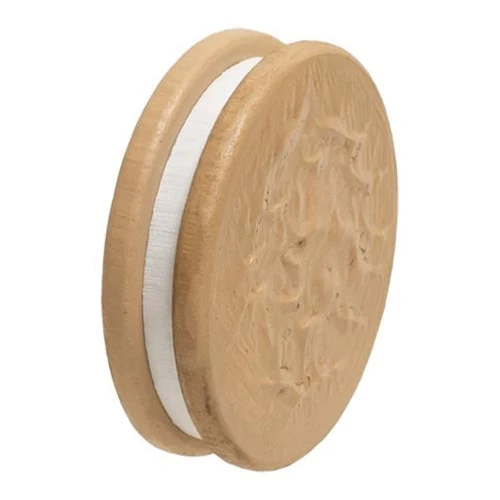 Set of 3 Wooden Cream-Filled Cookies Decor - Image 2