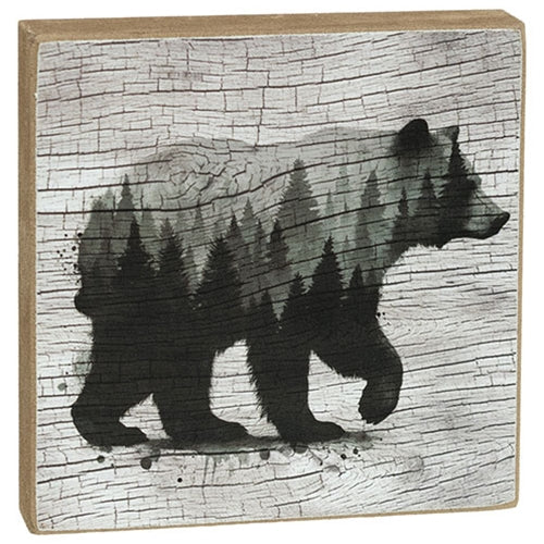 Set of 3 Woodland Forest Animal 4" Square Blocks - Image 4