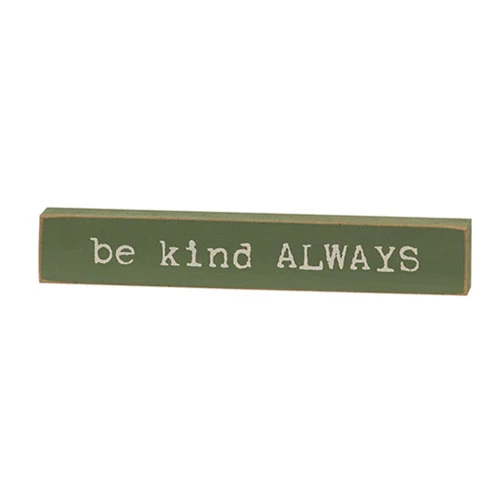 Set of 4 Be Kind Always and More Mini Stick Signs - Image 4