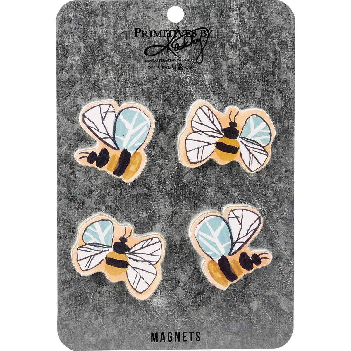 ๐ Set of 4 Bees Magnet Set
