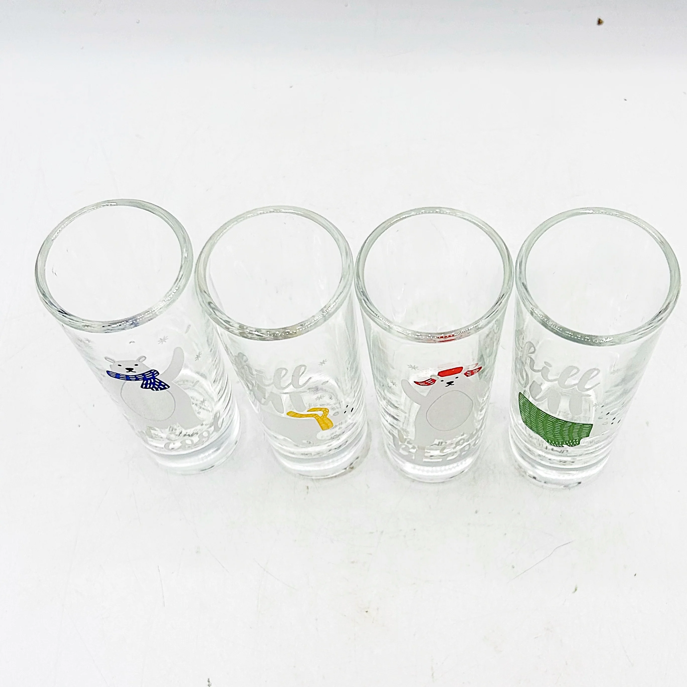 ๐ Set of 4 Christmas Polar Bear Shot Glasses TMD Holdings - Image 8