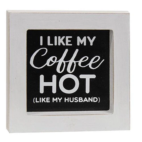 Set of 4 Coffee Themed Mini Framed Signs in Black and White - Image 5