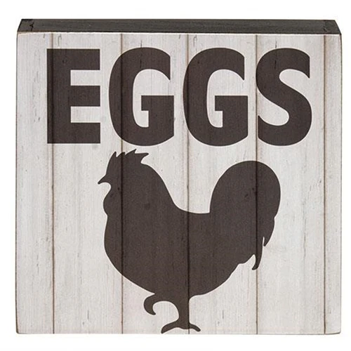 Set of 4 Farm Animal Silhouette Slat Look 7.75" Box Signs - Image 3