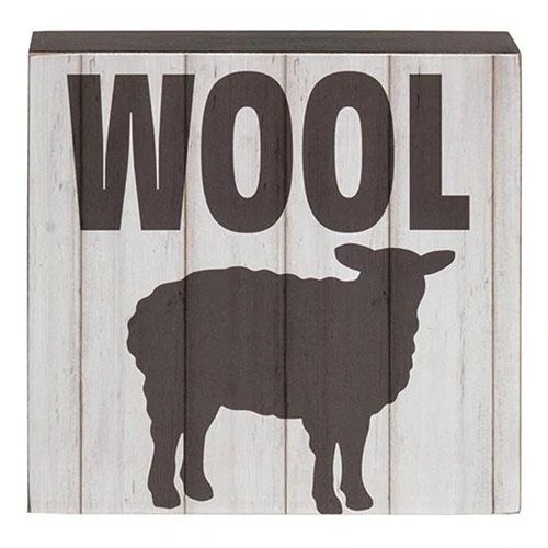 Set of 4 Farm Animal Silhouette Slat Look 7.75" Box Signs - Image 4