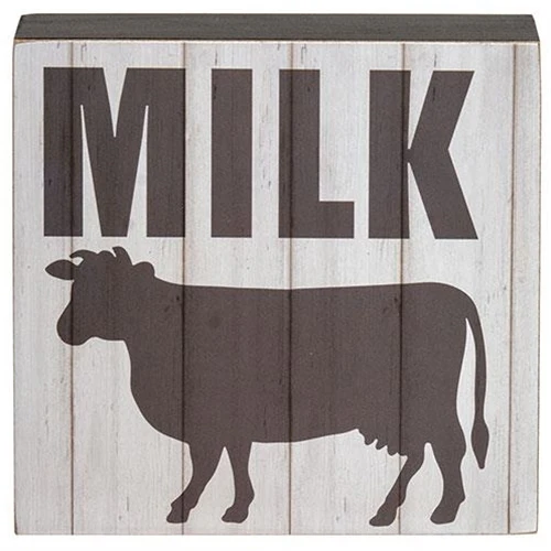 Set of 4 Farm Animal Silhouette Slat Look 7.75" Box Signs - Image 5