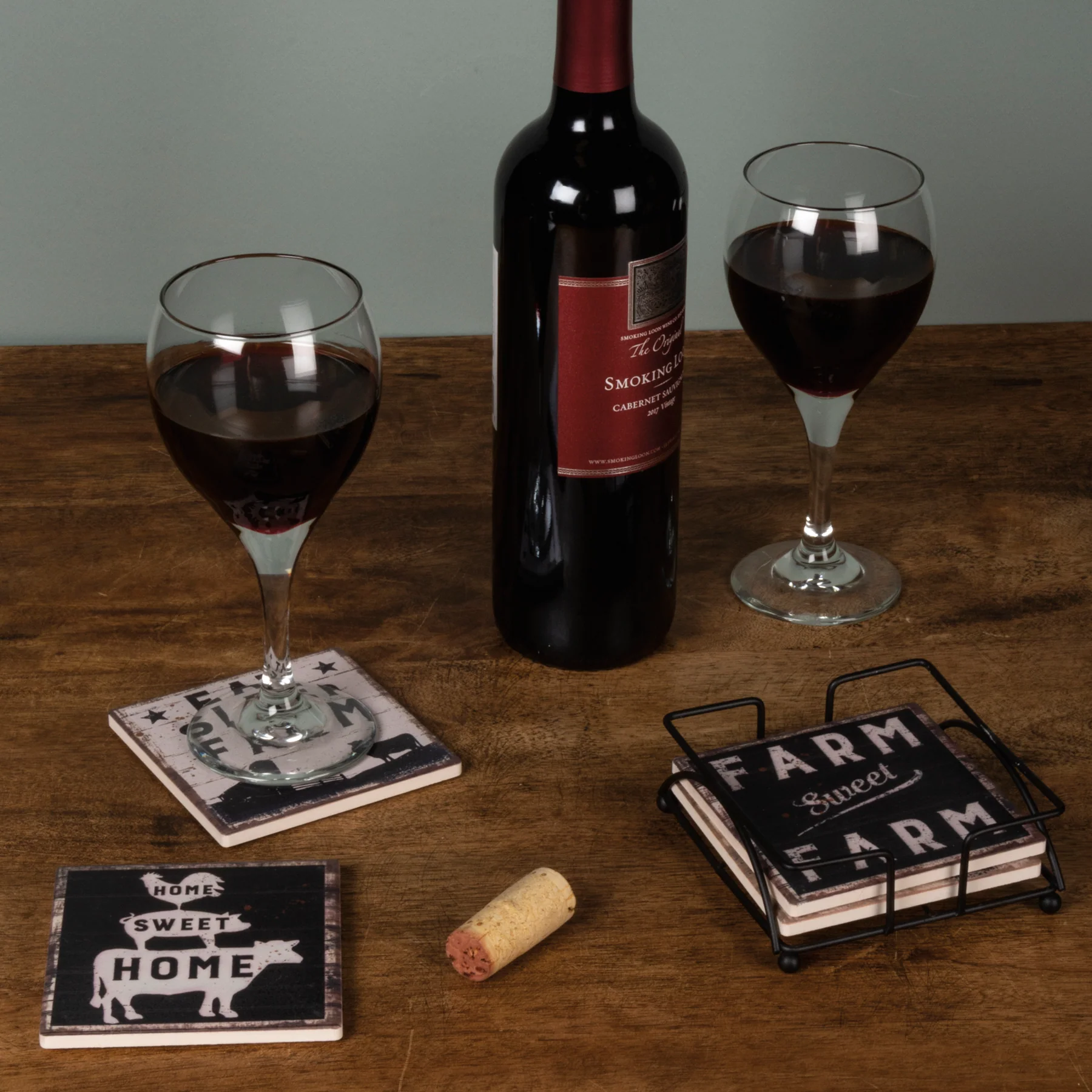 Set of 4 Farm Sweet Farm Coaster Set - Image 3