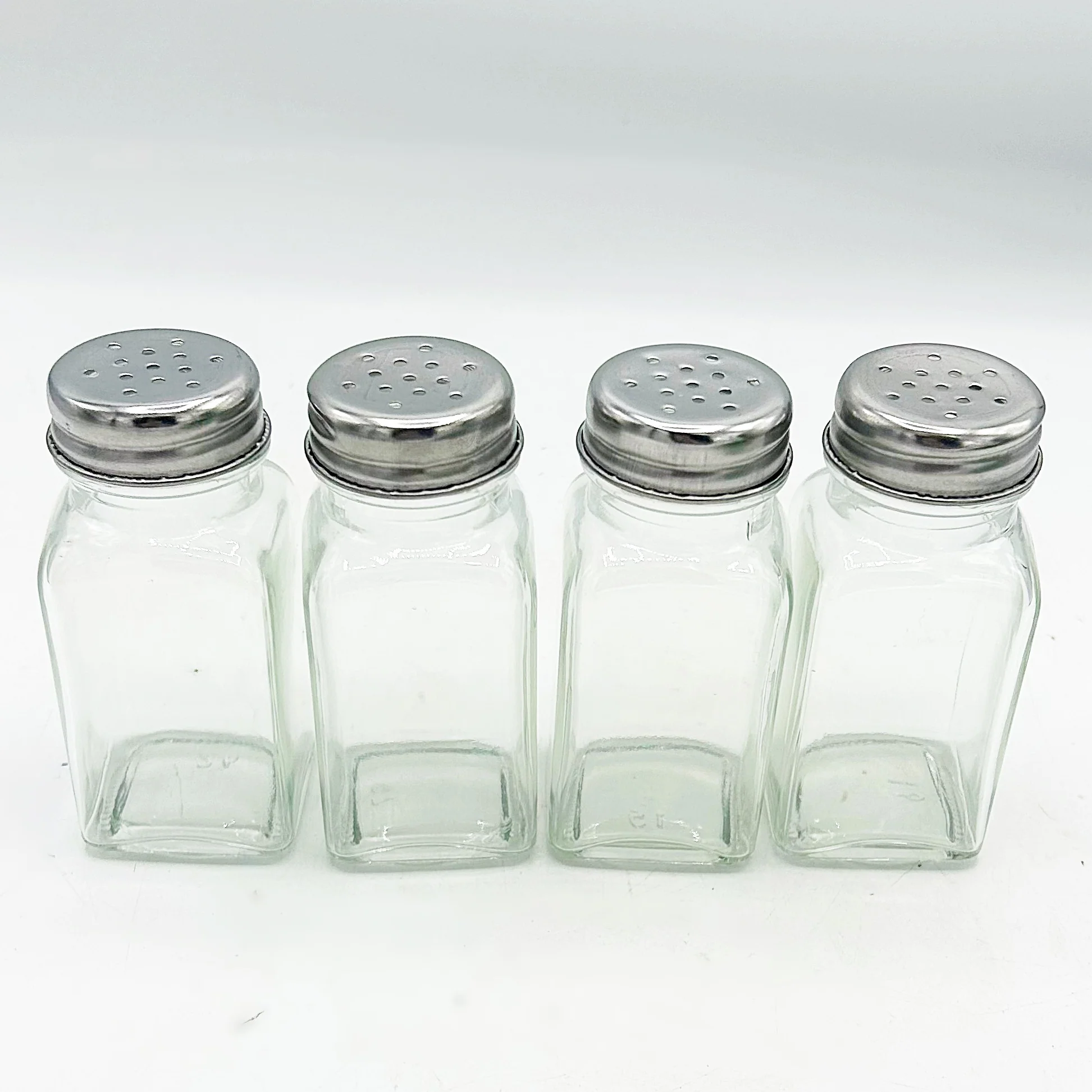 💙 Set of 4 Farmhouse Glass Spice Jars