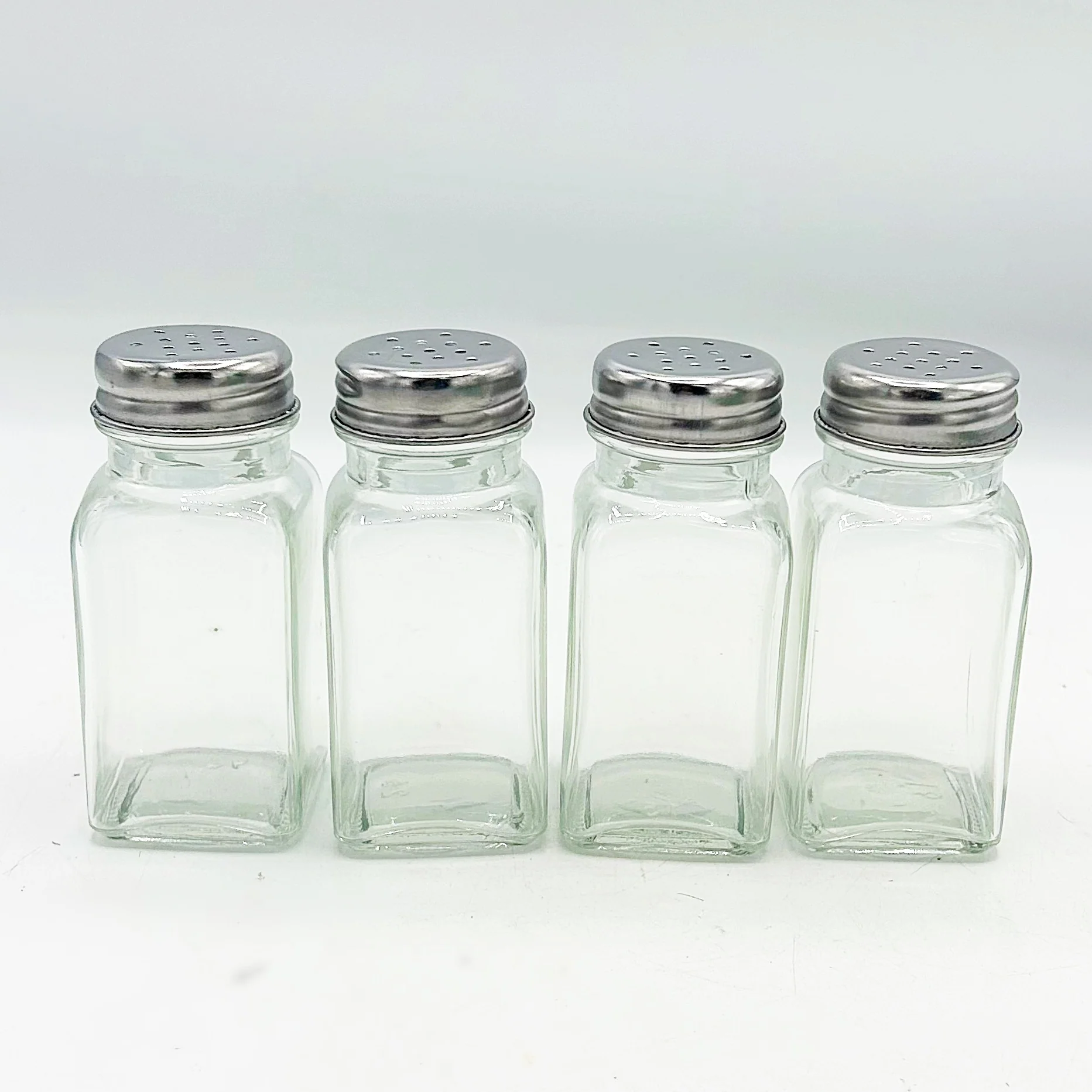 💙 Set of 4 Farmhouse Glass Spice Jars - Image 4