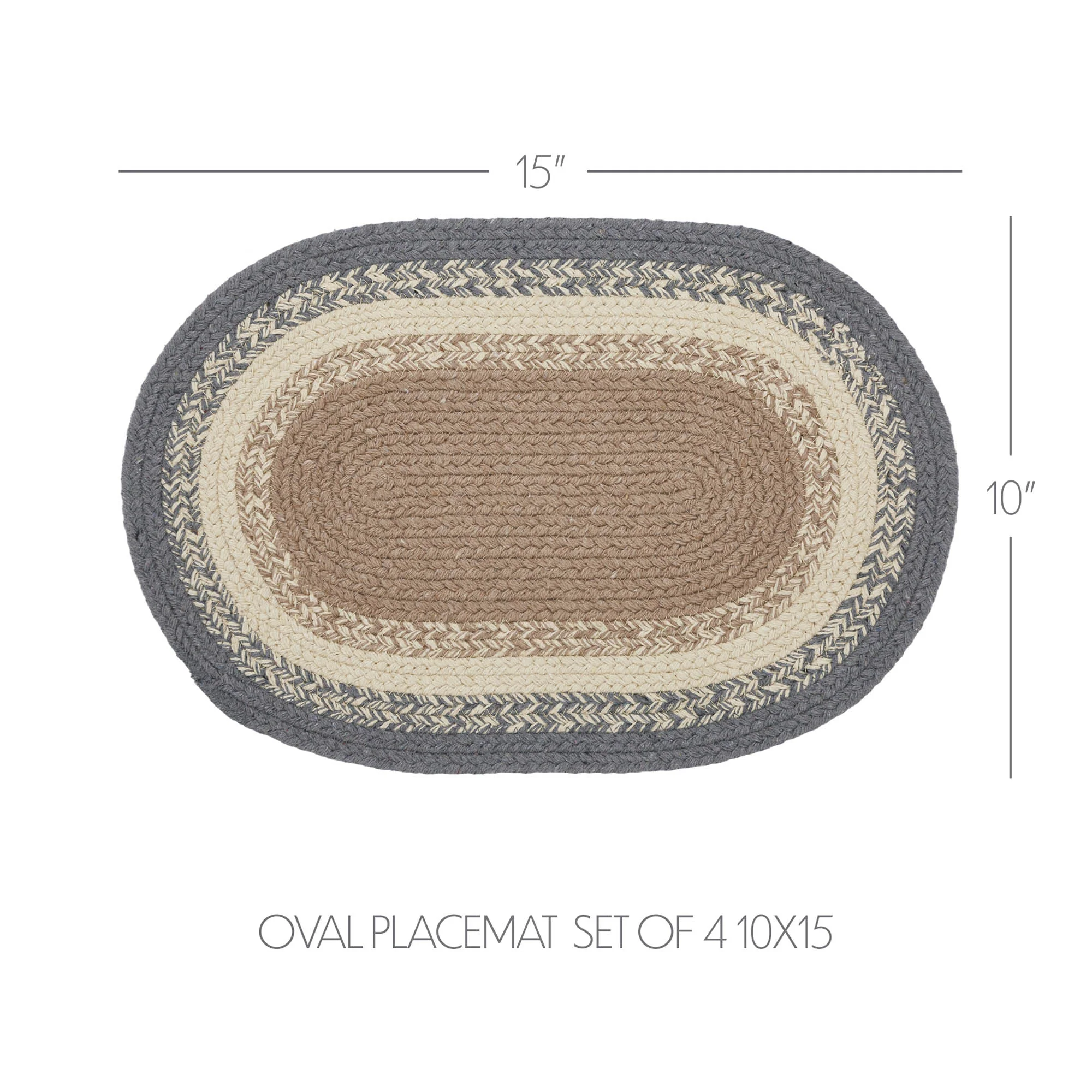 Set of 4 Finders Keepers Oval Placemats - Image 3