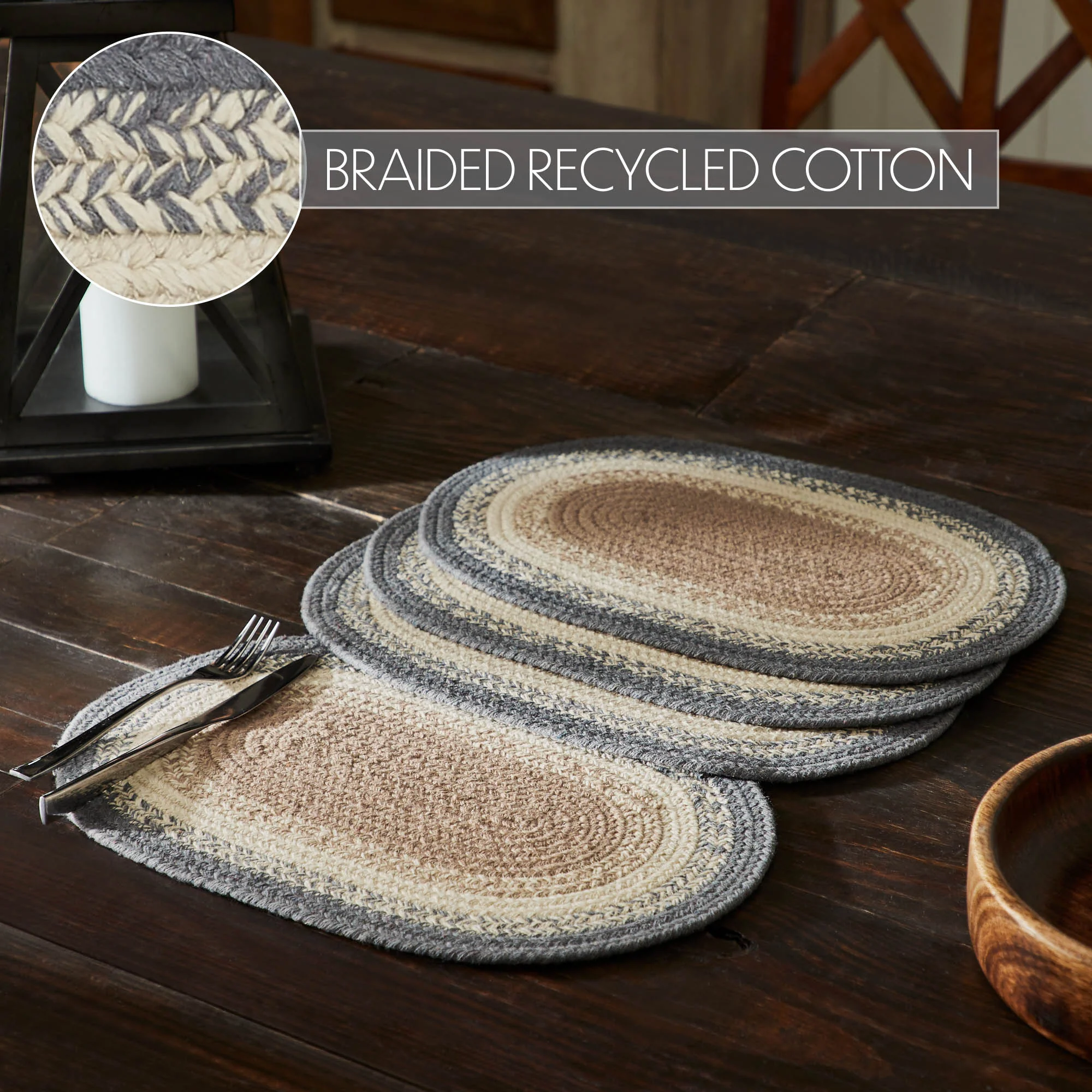 Set of 4 Finders Keepers Oval Placemats - Image 4