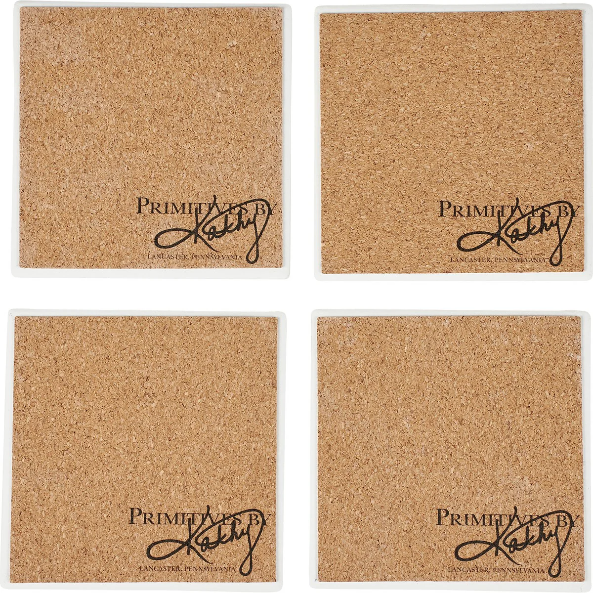 ๐ Set of 4 Floral Crown Farmhouse Animal Coaster Set - Image 3