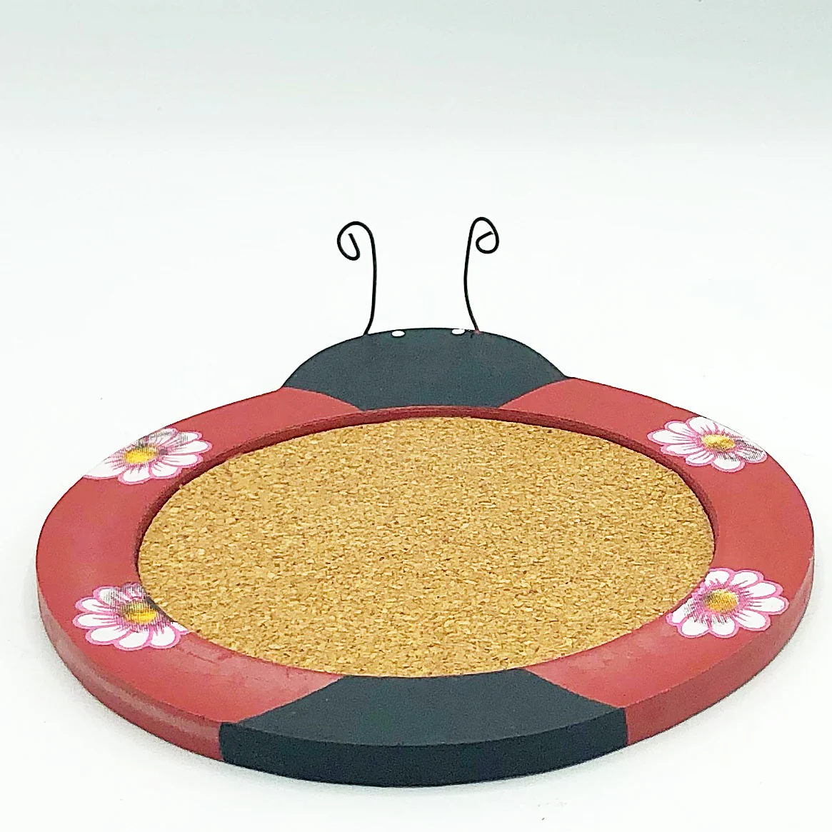 ๐ Set of 4 Ladybug Shaped Wooden Drink Coasters - Image 4