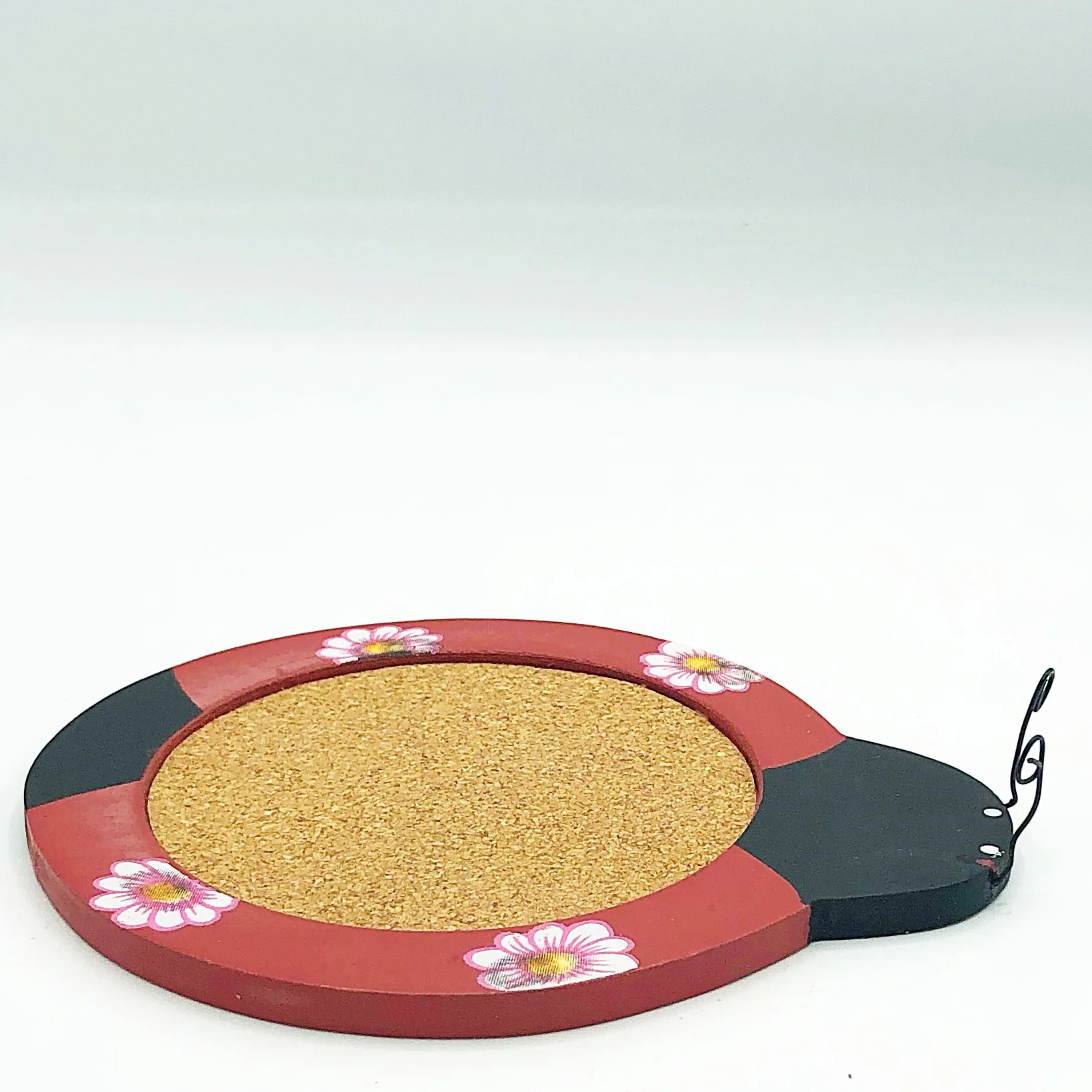 ๐ Set of 4 Ladybug Shaped Wooden Drink Coasters - Image 5