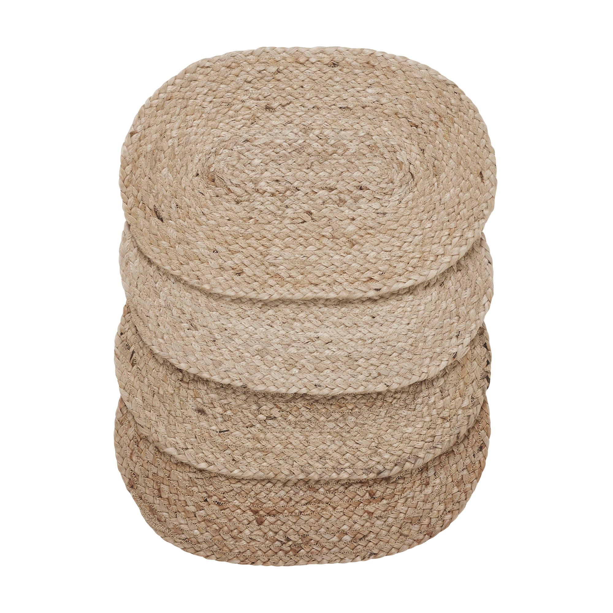Set of 4 Natural Jute Placemats - Image 4