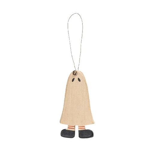 Set of 4 Primitive Wooden Halloween Ornaments - Image 3