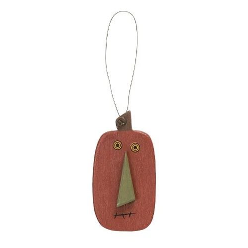 Set of 4 Primitive Wooden Halloween Ornaments - Image 5