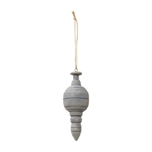 ๐ Set of 4 Wooden Newel Ornaments Farmhouse Colors - Image 3