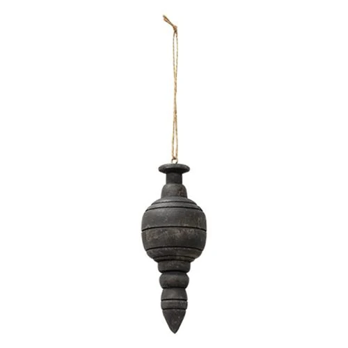 ๐ Set of 4 Wooden Newel Ornaments Farmhouse Colors - Image 4