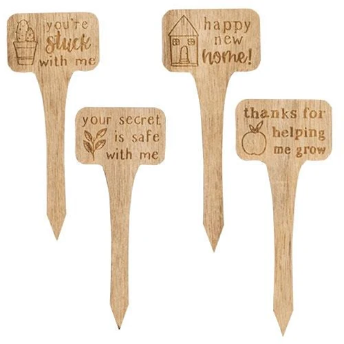 Set of 4 You're Stuck With Me House Plant Stakes