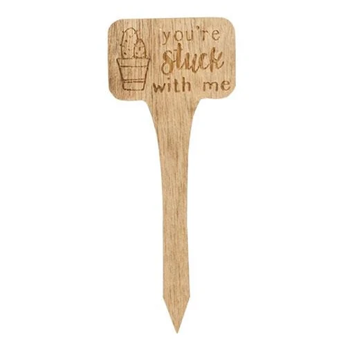 Set of 4 You're Stuck With Me House Plant Stakes - Image 4