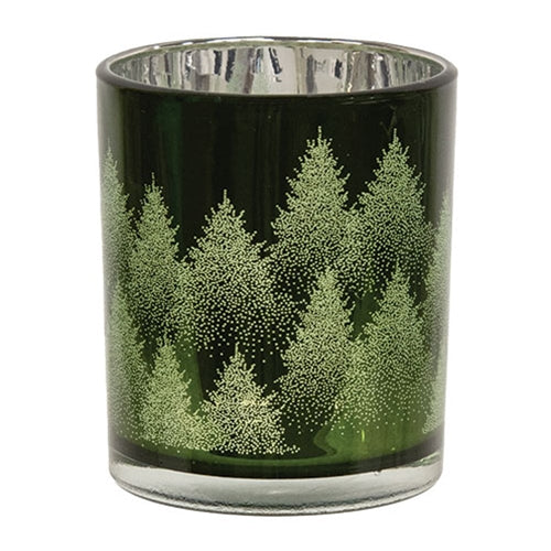 Set of 5 Christmas Tray Vignette with Deer Vase and Candle Holder - Image 4