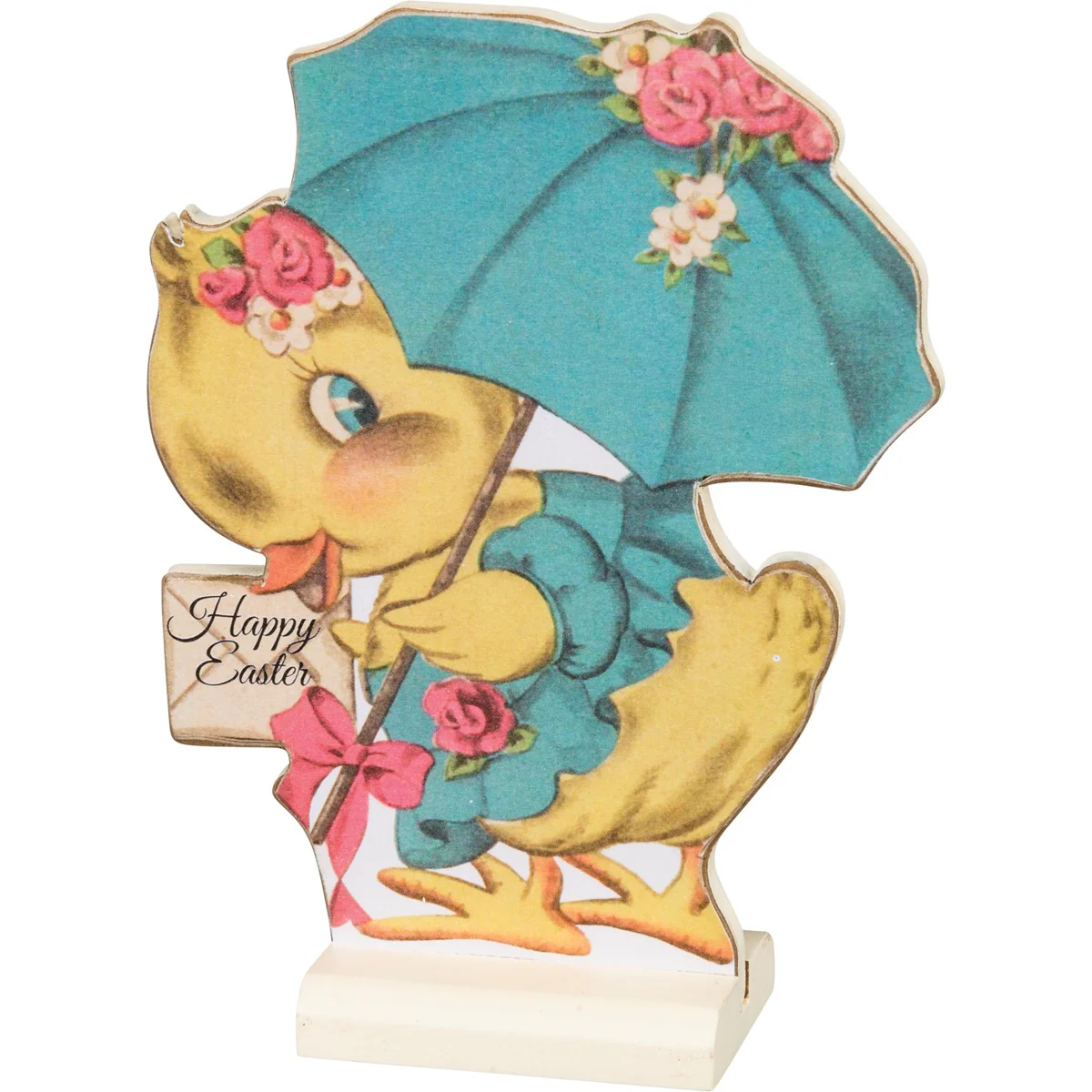 ๐ Set of 5 Retro Style Easter Stand Up Decorations Bunny Chick - Image 2