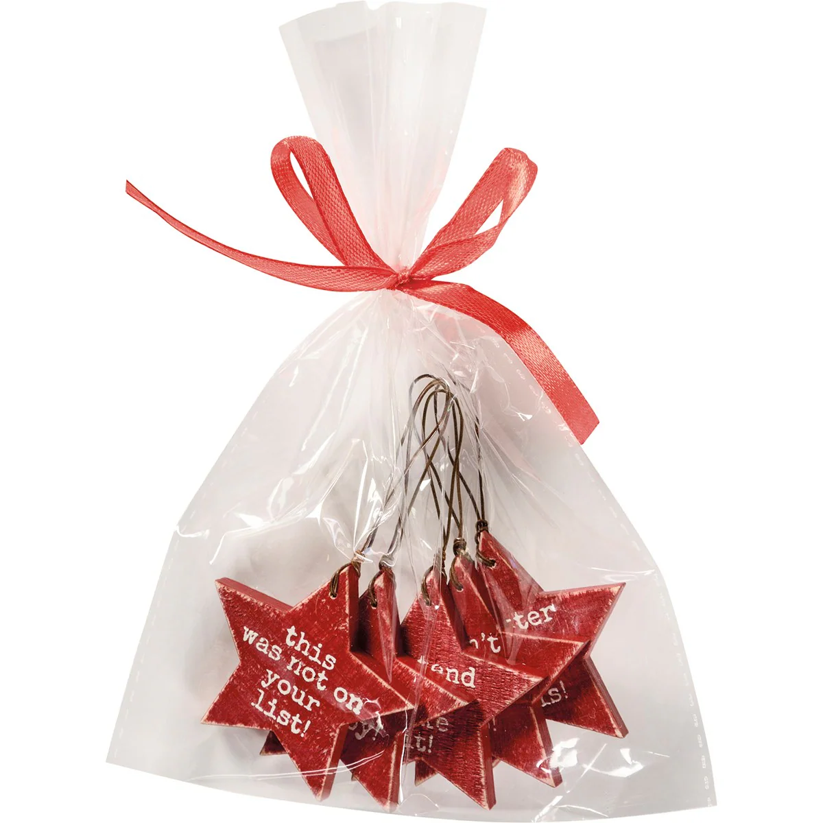 💙 Set of 5 Star Wooden Gift Tag Set - Image 7