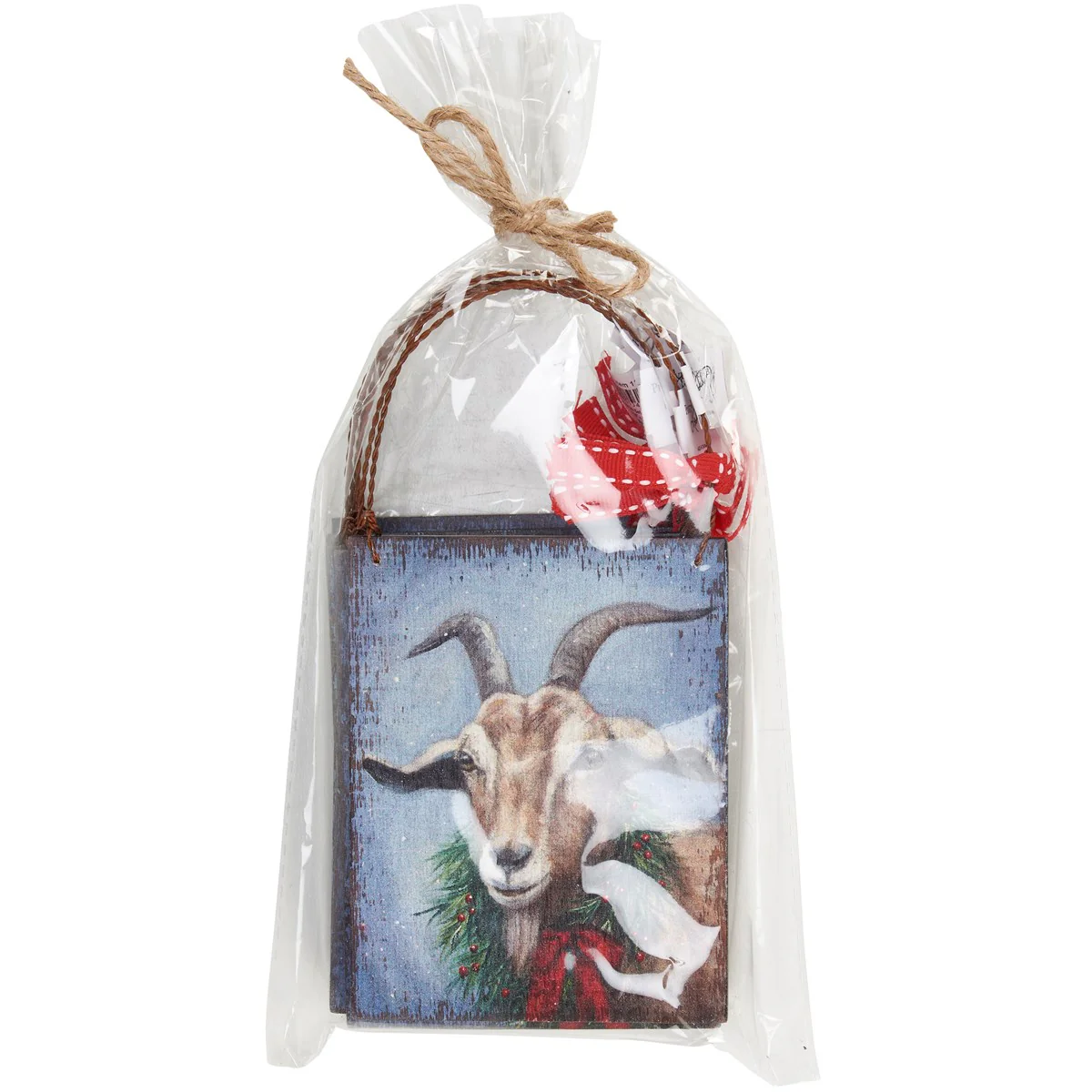 Set of 6 Christmas Farm Animal Ornaments - Image 5